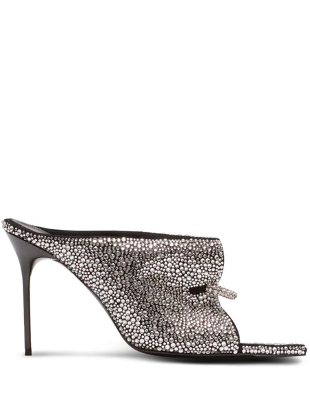  Balmain Front Piercing Pointed-toe Pumps - Grey 