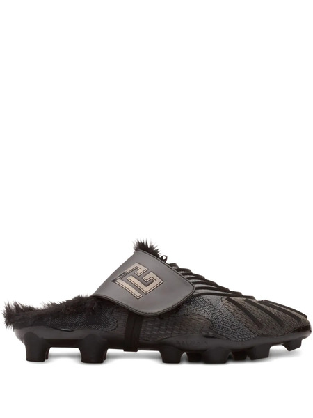  Balmain Half Time Slippers - Black 