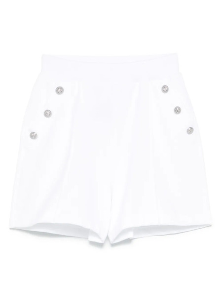  Balmain Kids Cotton Shorts - White 