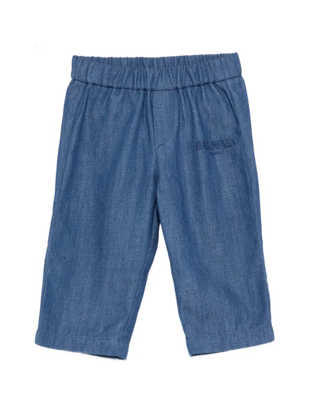  Balmain Kids Elasticated Jeans - Blue 