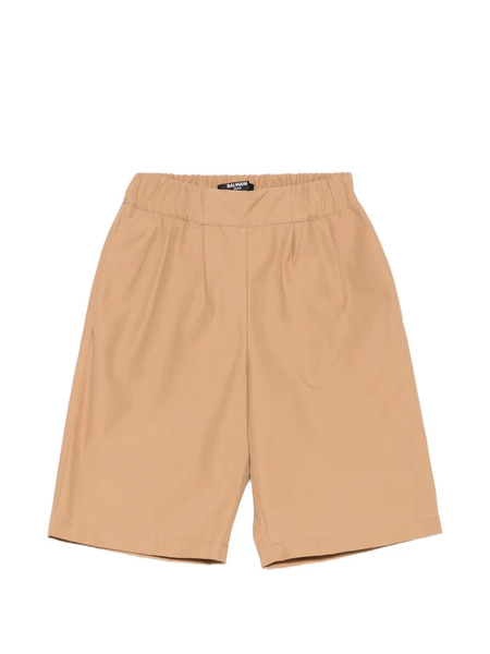  Balmain Kids Elasticated Shorts - Neutrals 