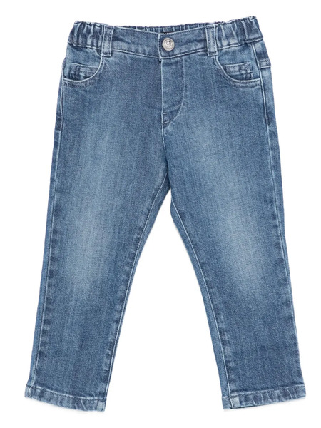  Balmain Kids Five-pocket Jeans - Blue 