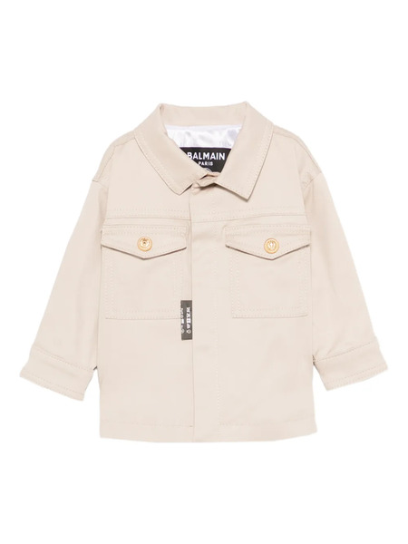  Balmain Kids Flap-pocket Jacket - Neutrals 