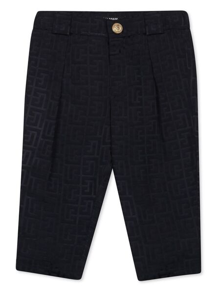  Balmain Kids Labyrinth Trousers - Blue 