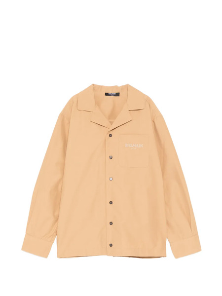  Balmain Kids Logo-embroidered Jacket - Brown 