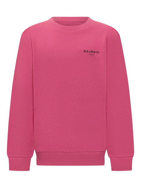  Balmain Kids Logo-embroidered Sweatshirt - Pink 