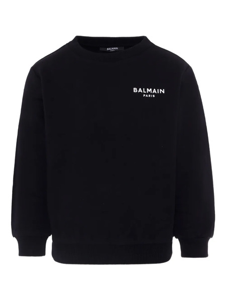  Balmain Kids Logo-print Sweatshirt - Black 