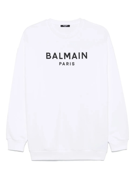  Balmain Kids Logo-print Sweatshirt - White 