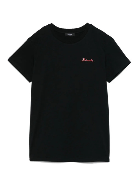  Balmain Kids Logo-print T-shirt - Black 