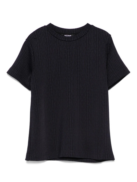  Balmain Kids Monogram T-shirt - Blue 