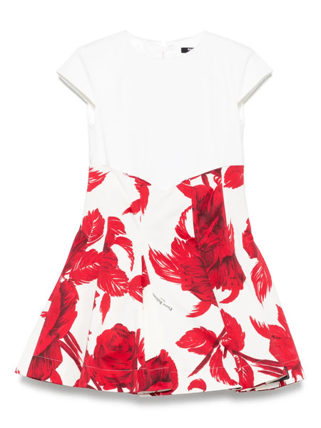  Balmain Kids Printed Dress - Neutrals 