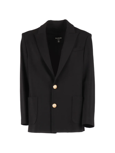  Balmain Kids Single-breasted Blazer - Black 