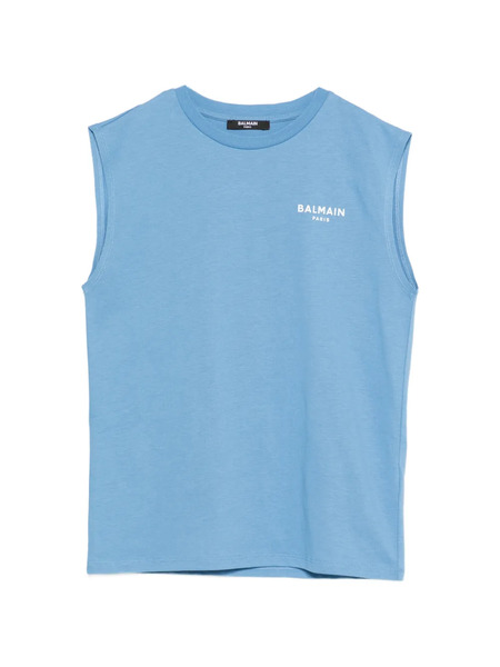  Balmain Kids Sleeveless Vest - Blue 