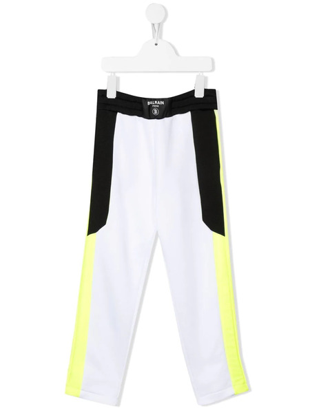 Balmain Kids Straight-leg Trousers - White 