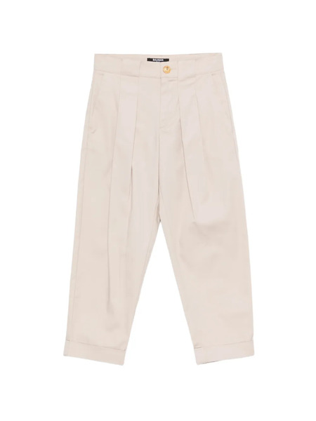  Balmain Kids Suit Pleated Trousers - Neutrals 