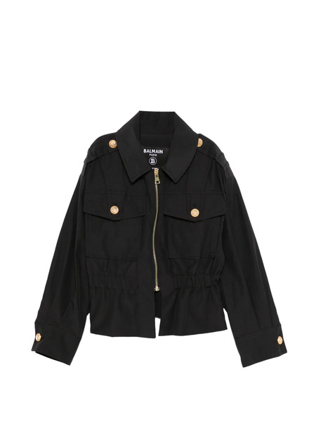  Balmain Kids Zip-up Jacket - Black 