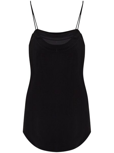  Balmain Layered Top - Black 