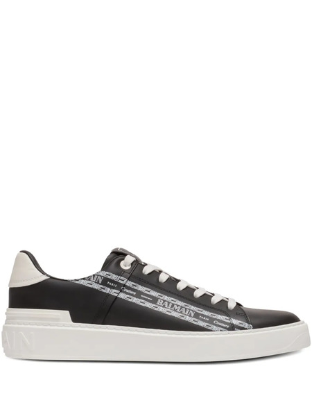  Balmain Leather Sneakers - Black 