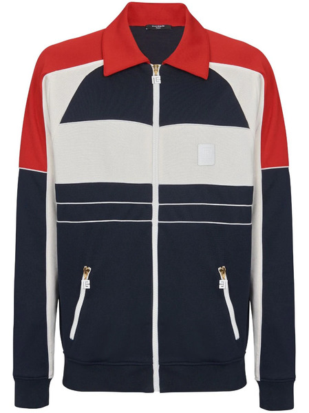  Balmain Logo-badge Track Jacket - Blue 