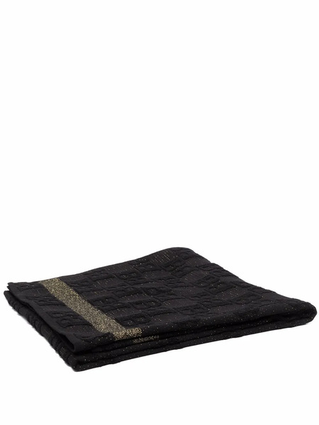  Balmain Logo-monogram Towel - Black 