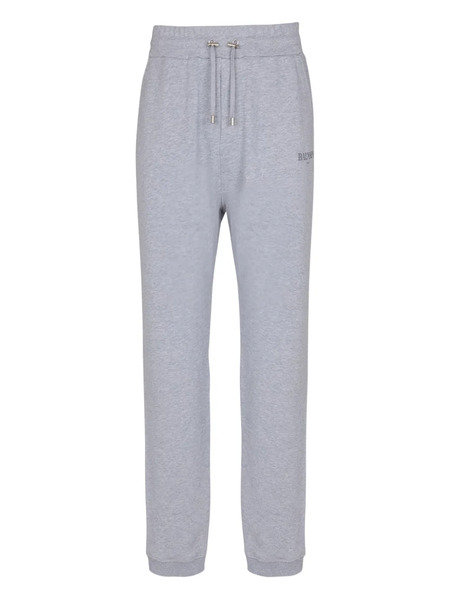  Balmain Logo-print Drawstring Track Pants - Grey 
