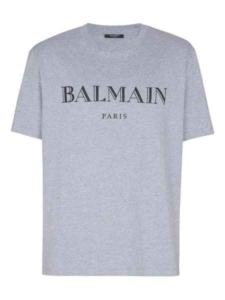  Balmain Logo-print T-shirt - Grey 