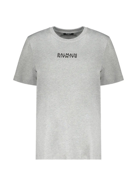  Balmain Logo T-shirt - Grey 