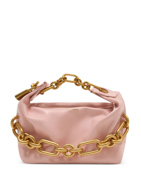 Balmain Mini Sync Chain Leather Tote Bag - Pink 