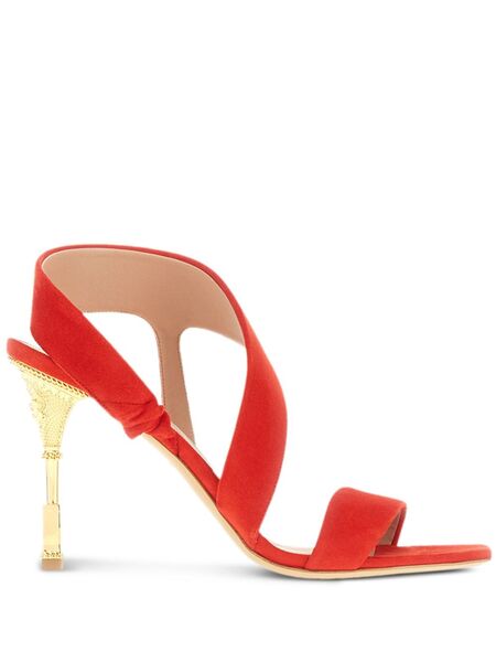  Balmain Moneta Sandals - Red 