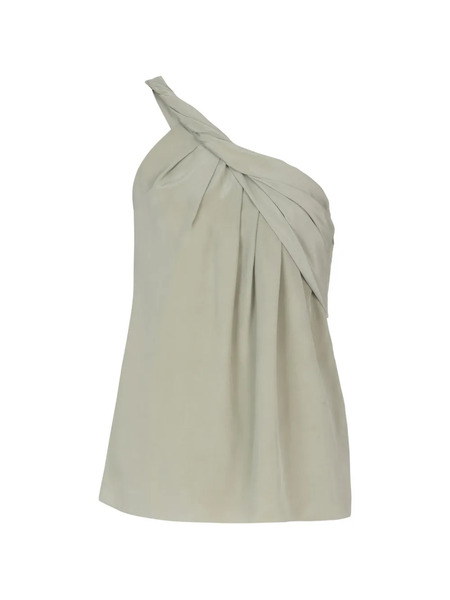  Balmain One-shoulder Blouse - Green 