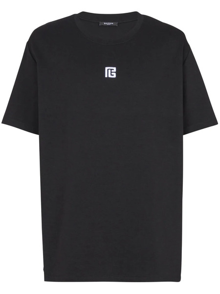  Balmain Pb Embroidered T-shirt - Black 