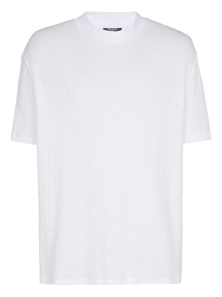  Balmain Pb-monogram T-shirt - White 