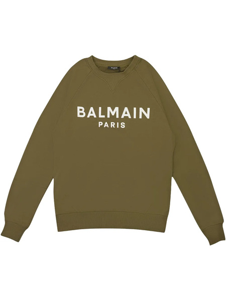  Balmain Printed Sweatshirt - Green 