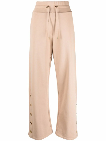  Balmain Side-button Detail Trousers - Neutrals 
