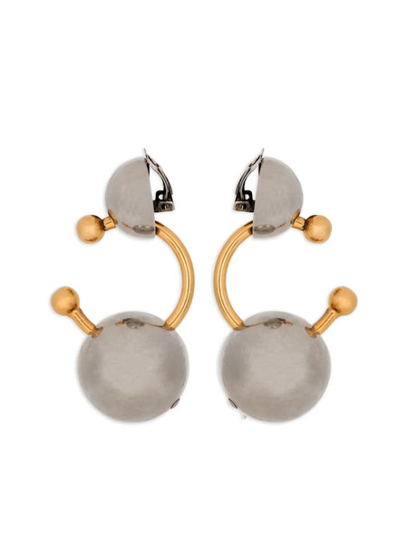  Balmain Sphere-detail Earrings - Silver 