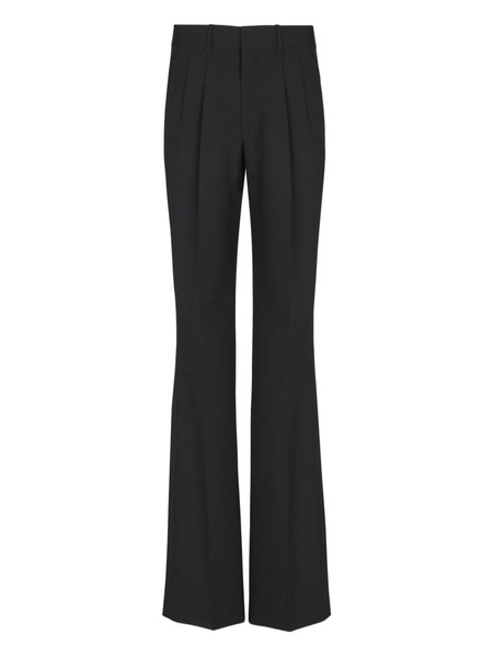  Balmain Straight-leg Wool Trousers - Black 