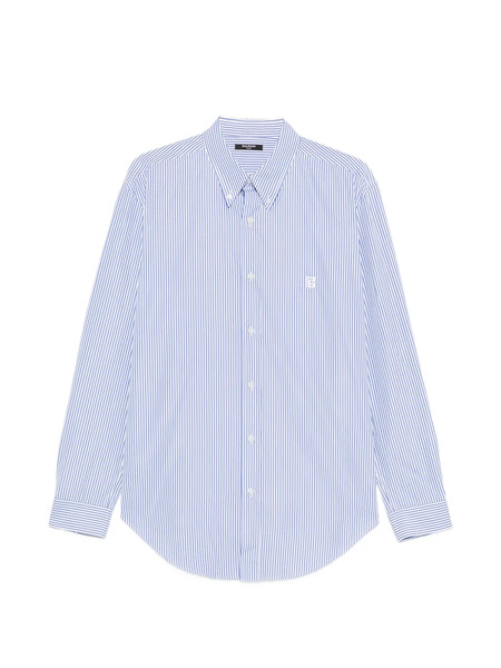  Balmain Striped-pattern Shirt - Blue 