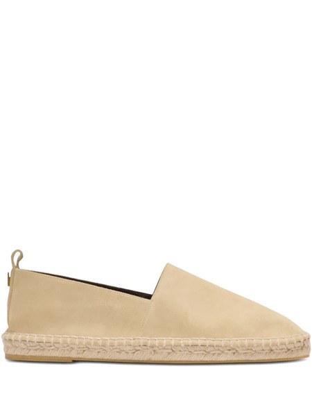  Balmain Suede Logo Espadrilles - Neutrals 