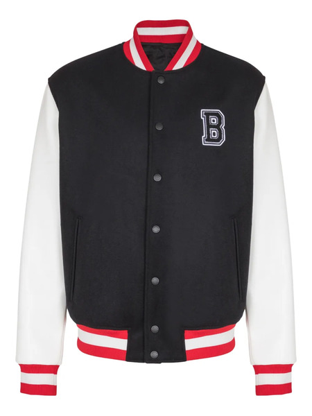  Balmain Varsity Bomber Jacket - Black 
