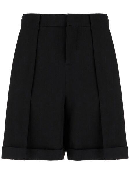  Balmain Wool Bermuda Shorts - Black 