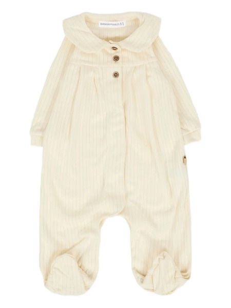  Bamboom Rounded-collar Babygrow - Neutrals 