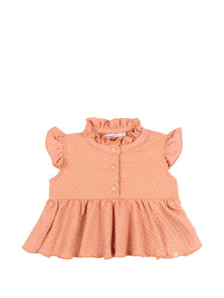  Bamboom Ruffled Top - Orange 