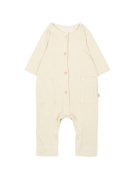  Bamboom Waffle-knit Pajama - Neutrals 