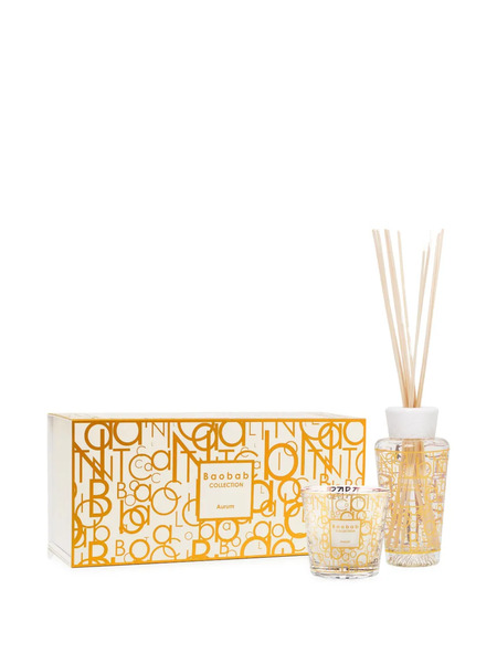  Baobab Collection Aurum Scented Candle And Diffuser Gift Set - White 