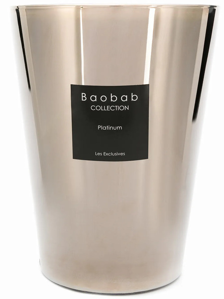  Baobab Collection Les Exclusives Platinum Scented Candle - Grey 