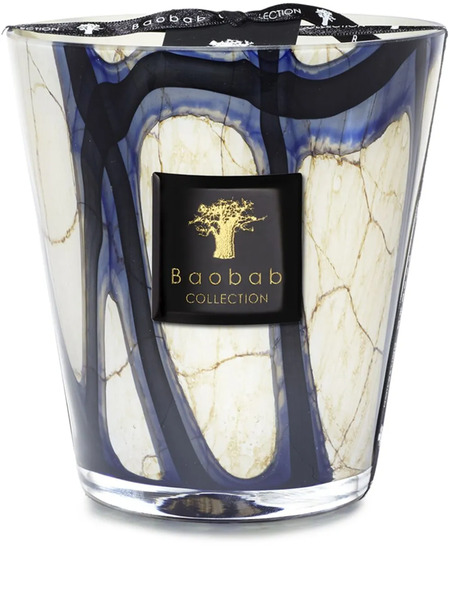  Baobab Collection Medium Stones Lazuli Scented Candle - Blue 