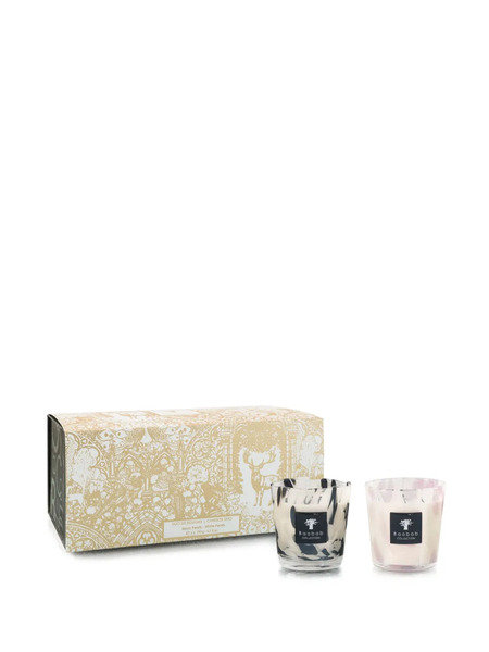  Baobab Collection Pearls Duo Candles (set Of Two) - Purple 