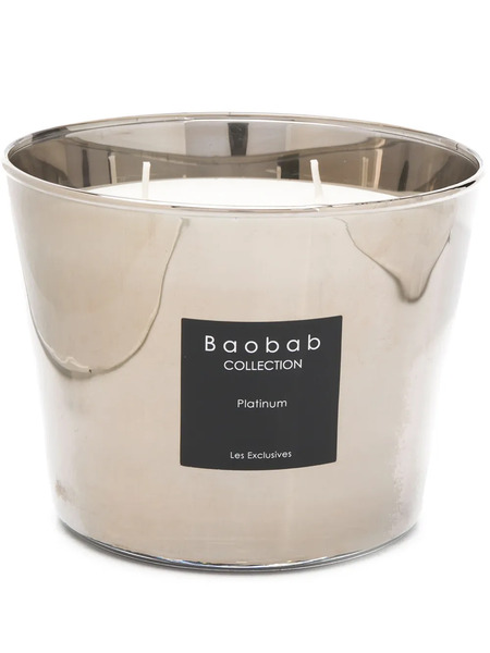  Baobab Collection Platinum Scented Candle (500g) - Silver 