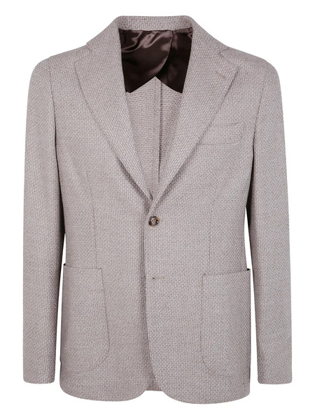  Barba Bactive Mono Textured Blazer - Neutrals 