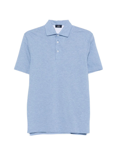  Barba Buttoned Polo Shirt - Blue 